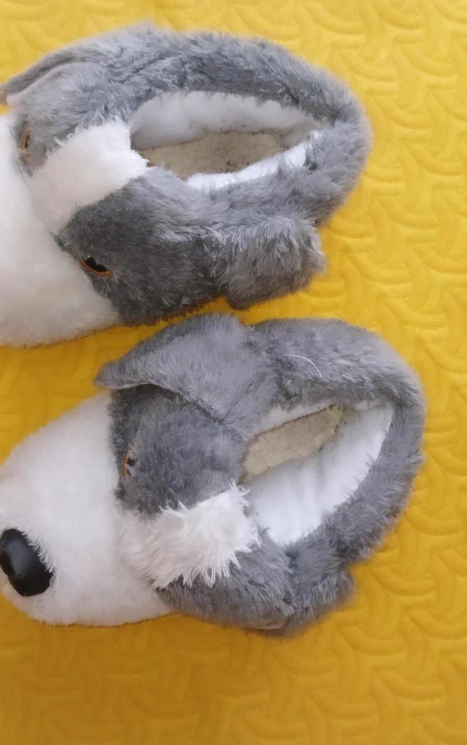 Kız Erkek Çocuk Renkli Kürklü Sıcak Ev Terlikleri - Görsel 4