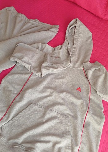 Gri Kız Eşofman Takımı Kapüşonlu - Görsel 2