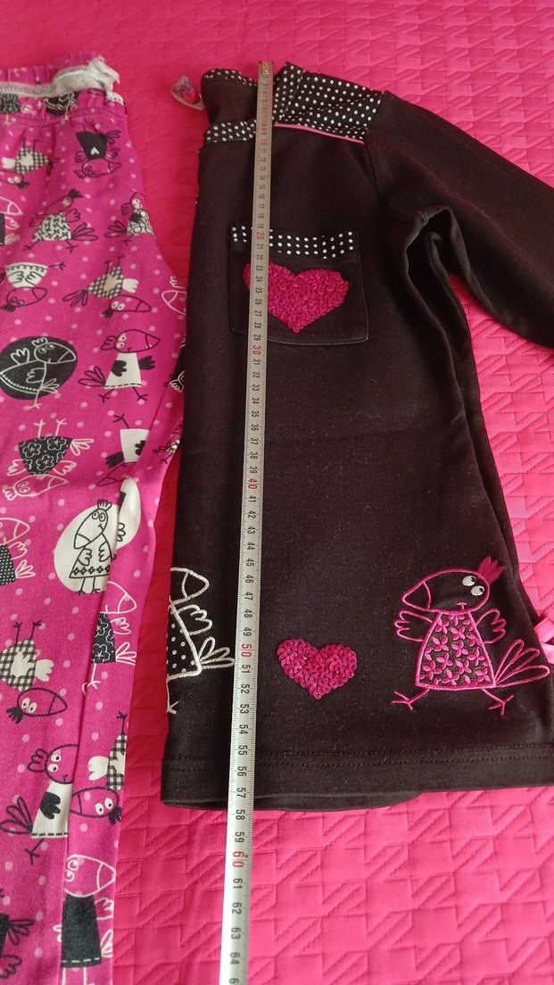 Pembe Baskılı Uzun Kollu Kadın Pijama Takımı - Görsel 5