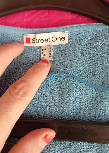 Mavi Kadın Salaş Hırka - Görsel 2