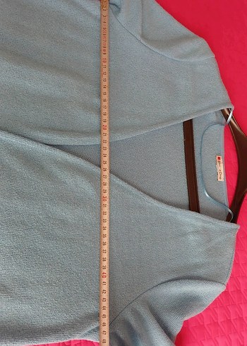 Mavi Kadın Salaş Hırka - Görsel 4