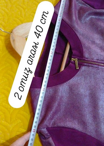 Uzun Mor Kadın Tunik ve Pantolon Takımı - Görsel 6