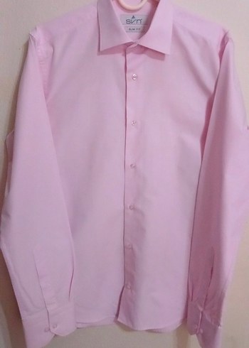 İNTER SİVIN ÜRÜNÜ SIFIR Pembe Düğmeli Erkek Gömlek - Görsel 3