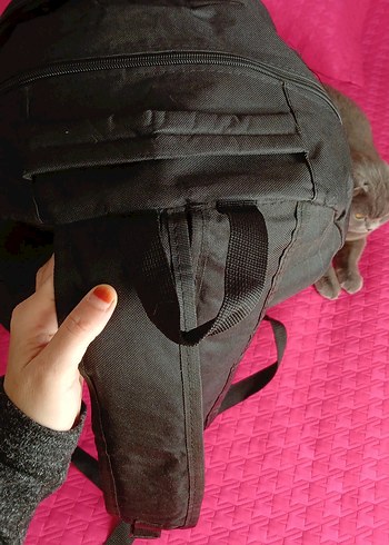 Tokalı Siyah Erkek Sırt Çantası - Görsel 6