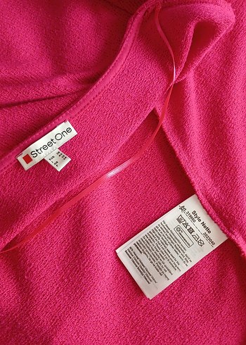 Pembe Kadın Salaş Midi Hırka - Görsel 2