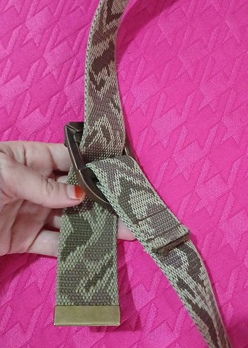 Tokalı Gri Desenli Kamuflaj Kemer - Görsel 2