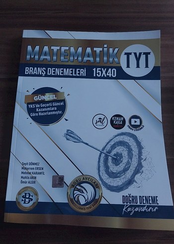 TYT Matematik Branş Denemeleri 15x40 Kitap