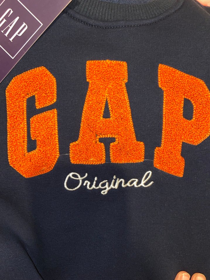 GAP Erkek Lacivert Baskılı Sweatshirt ve Eşofman Takımı 3-10 yaş - Görsel 3