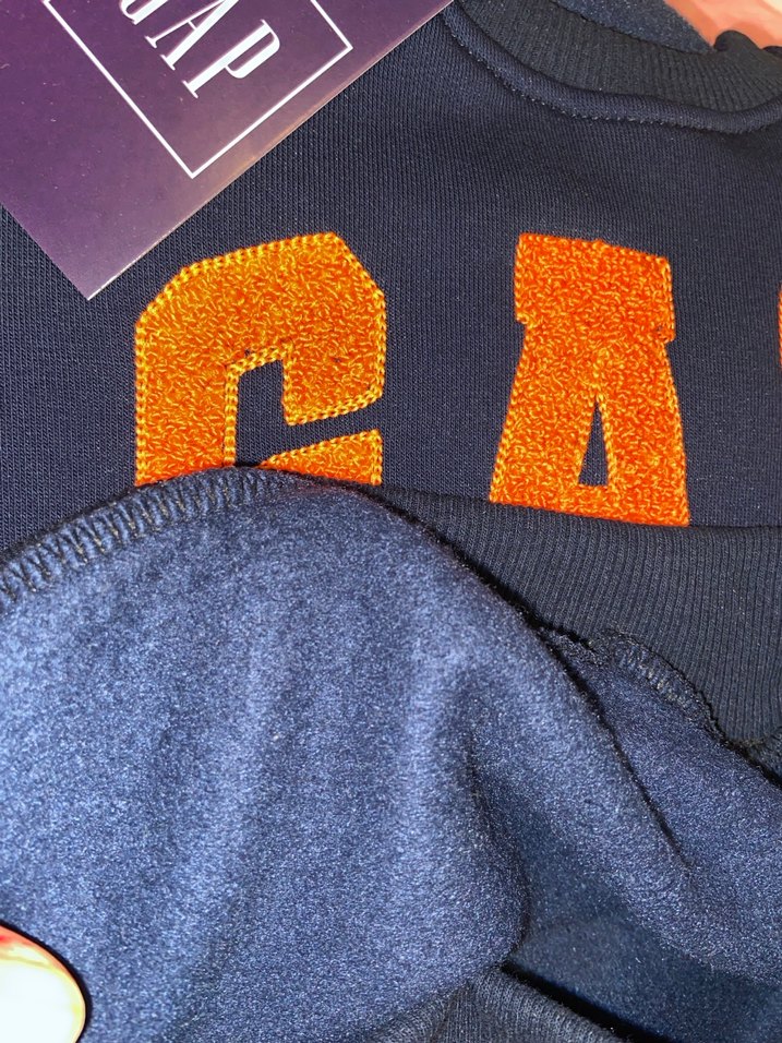 GAP Erkek Lacivert Baskılı Sweatshirt ve Eşofman Takımı 3-10 yaş - Görsel 4