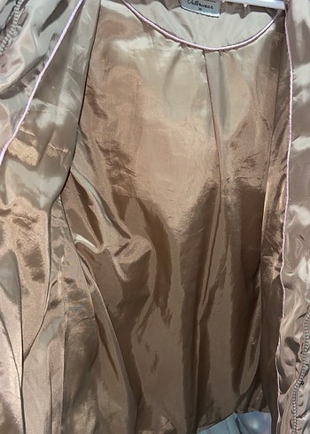 Kadın mont bej 36 s ölçü - Görsel 5