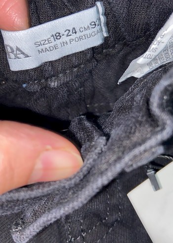 Kız Çocuk Siyah Kot Pantolon - Görsel 3