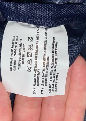 Gri GAP Spor Çantası orjinal - Görsel 5