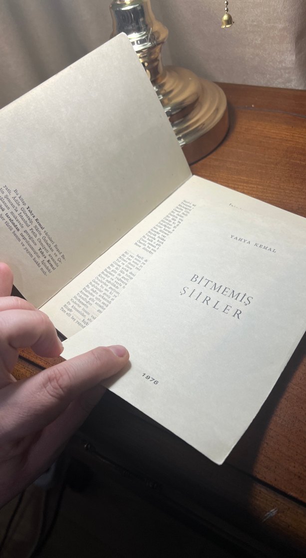 Bitmemiş Şiirler - Yahya Kemal - Görsel 4