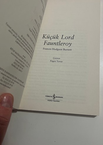 Küçük Lord Fauntleroy - Orijinal Çeviri - Görsel 2