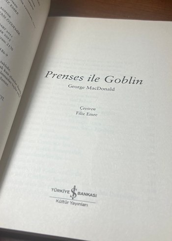 Prenses ile Goblin - Orijinal Çeviri Kitabı - Görsel 3