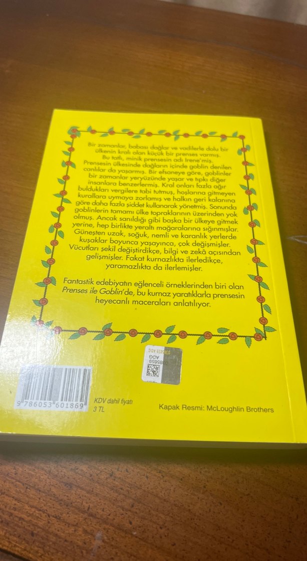 Prenses ile Goblin - Orijinal Çeviri Kitabı - Görsel 4