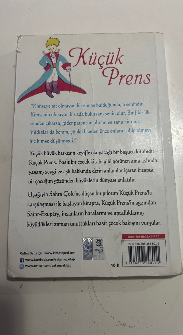 Küçük Prens - Orijinal Çeviri, Kokulu Kitap - Görsel 2
