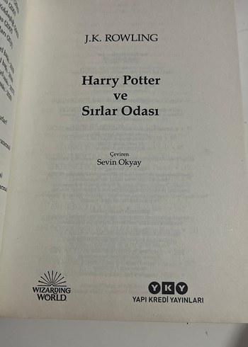 Harry Potter ve Sırlar Odası - J.K. Rowling - Görsel 3