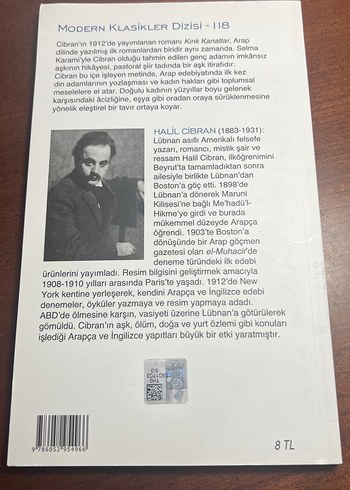 Halil Cibran Kırık Kanatlar - Kültür Yayınları - Görsel 2