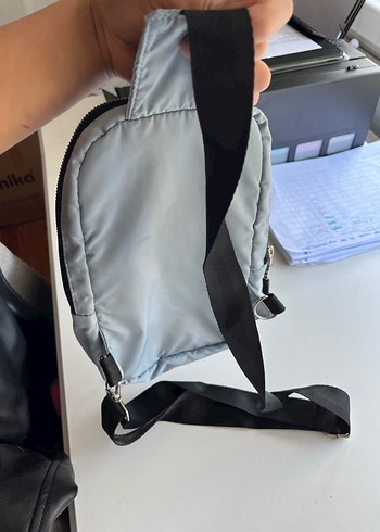 Açık mavi Kadın Fermuarlı Çapraz Çanta - Görsel 3