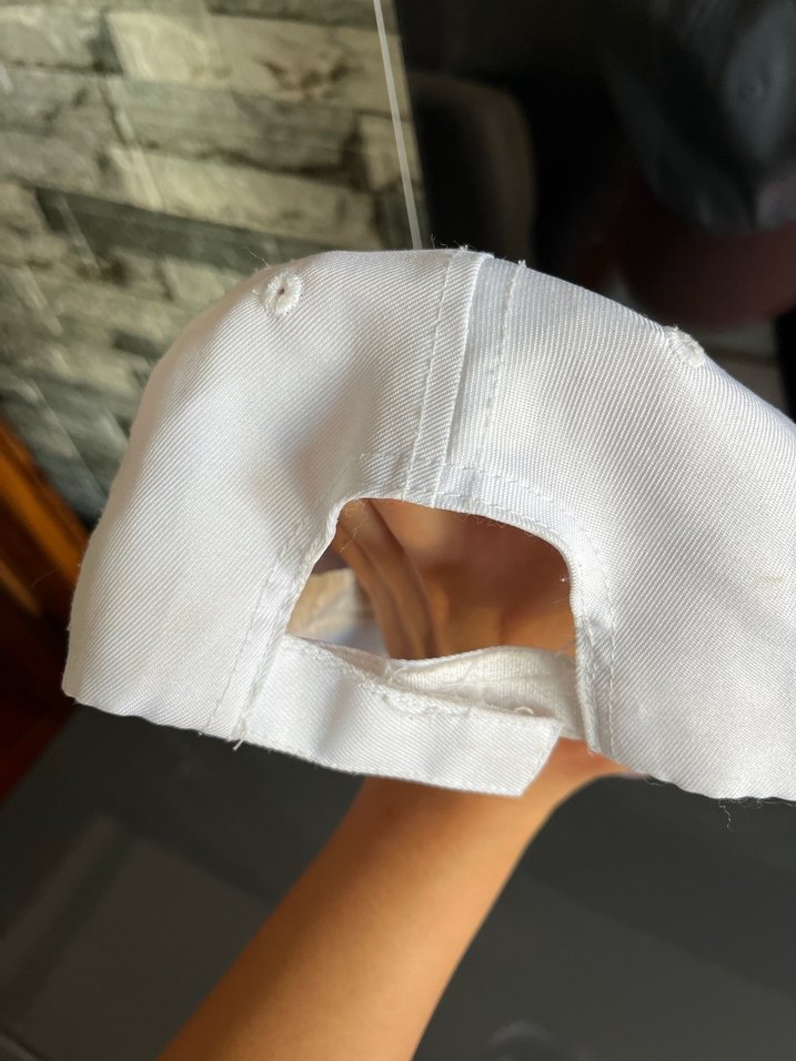 Beyaz-Pembe Çocuk Şapkası Prenses Nakışlı - Görsel 4