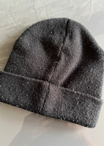 Kedi Desenli Gri Örgü Kadın Bere - Görsel 3