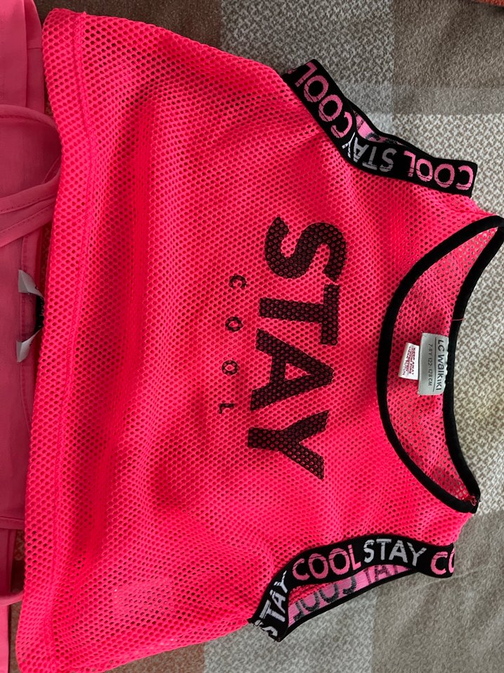 Pembe Spor çocuk  Atlet - Görsel 4