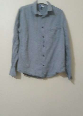 Gri Keten Erkek Gömlek Uzun Kollu - Görsel 17