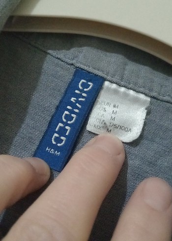 Gri Keten Erkek Gömlek Uzun Kollu - Görsel 9