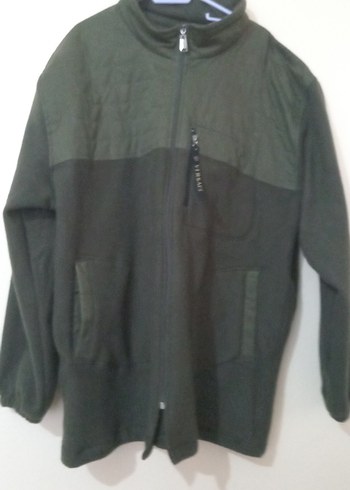 Fermuarlı Uzun Kollu Erkek Gri Polar - Görsel 7