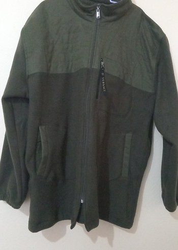 Fermuarlı Uzun Kollu Erkek Gri Polar - Görsel 19