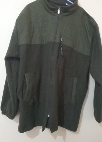 Fermuarlı Uzun Kollu Erkek Gri Polar - Görsel 17