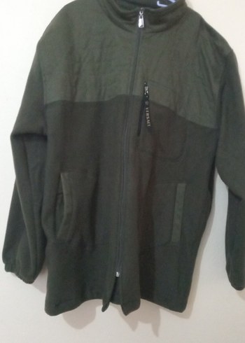 Fermuarlı Uzun Kollu Erkek Gri Polar - Görsel 18