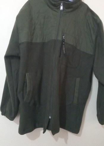 Fermuarlı Uzun Kollu Erkek Gri Polar - Görsel 16