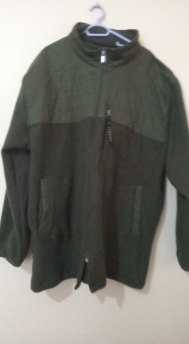 Fermuarlı Uzun Kollu Erkek Gri Polar - Görsel 4