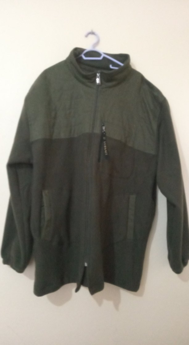 Fermuarlı Uzun Kollu Erkek Gri Polar - Görsel 2