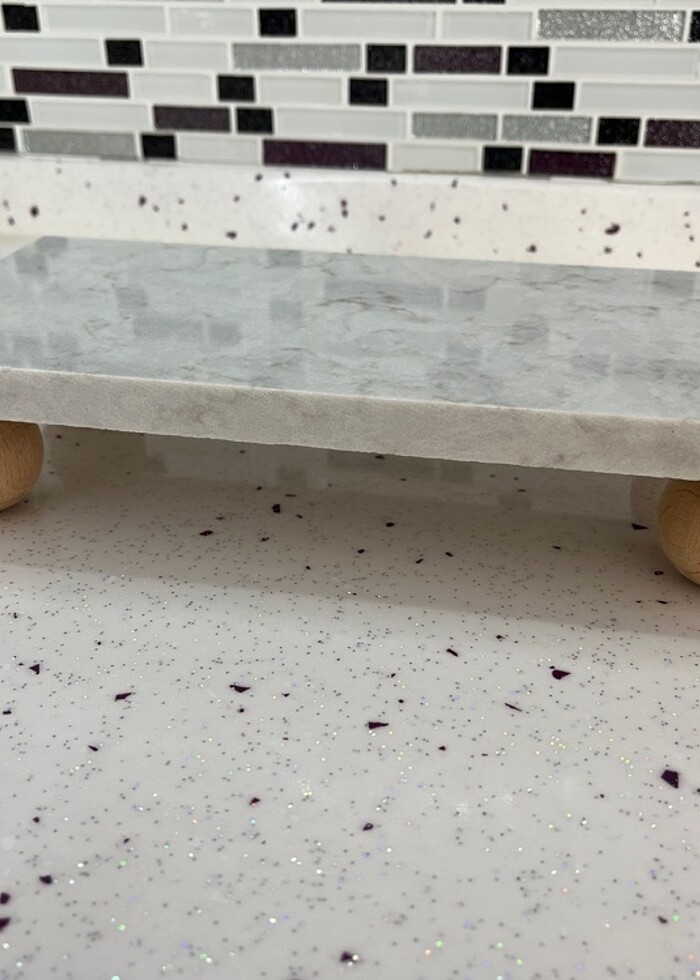 Mermer ayaklı sunumluk - Görsel 2