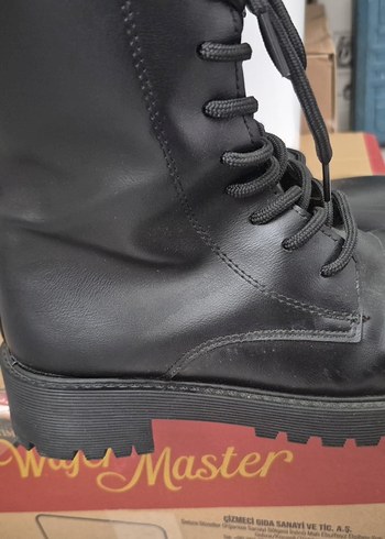 Siyah Deri Bot - Görsel 2