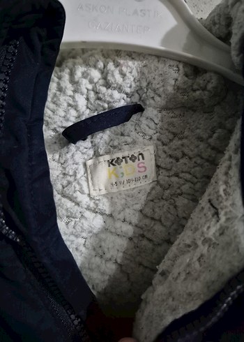 Erkek Çocuk Polar Astarlı Mavi Mont - Görsel 3