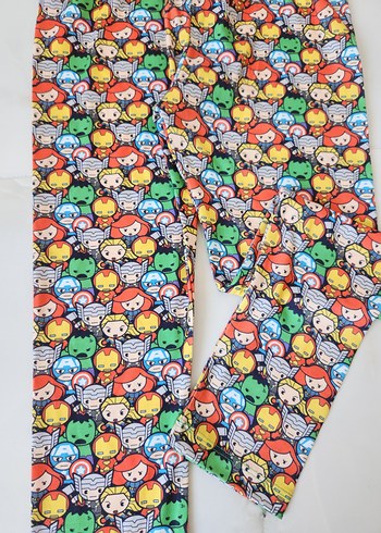 Renkli Baskılı Kız Çocuk Tayt - Görsel 4