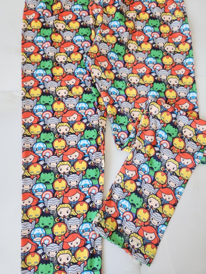 Renkli Baskılı Kız Çocuk Tayt - Görsel 4