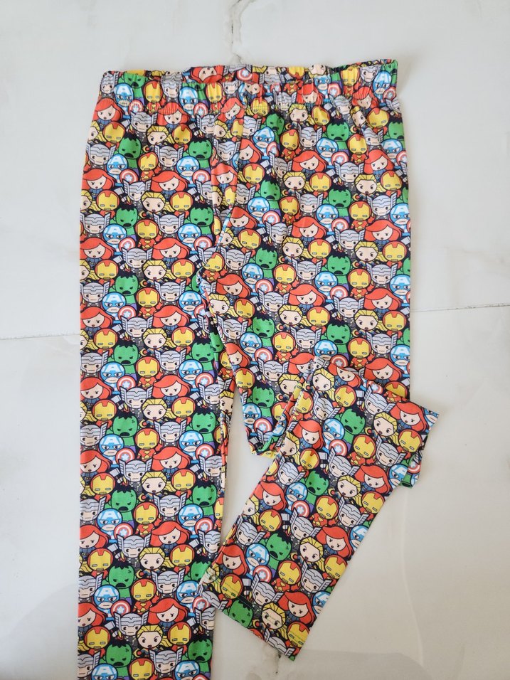 Renkli Baskılı Kız Çocuk Tayt - Görsel 3