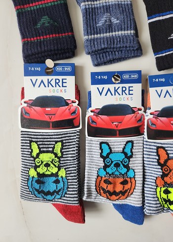 Erkek Çocuk Çorap 7/8 yaş - Görsel 3