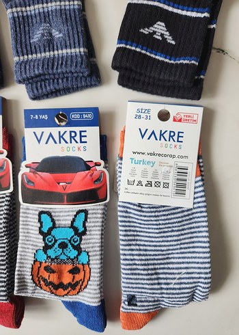 Erkek Çocuk Çorap 7/8 yaş - Görsel 6