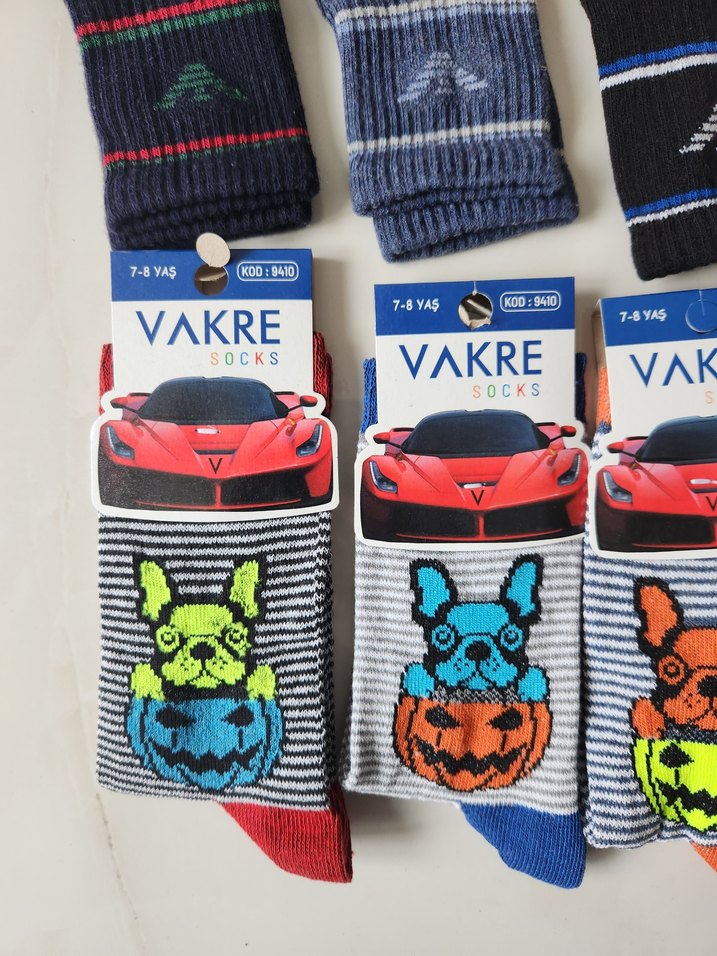 Erkek Çocuk Çorap 7/8 yaş - Görsel 3