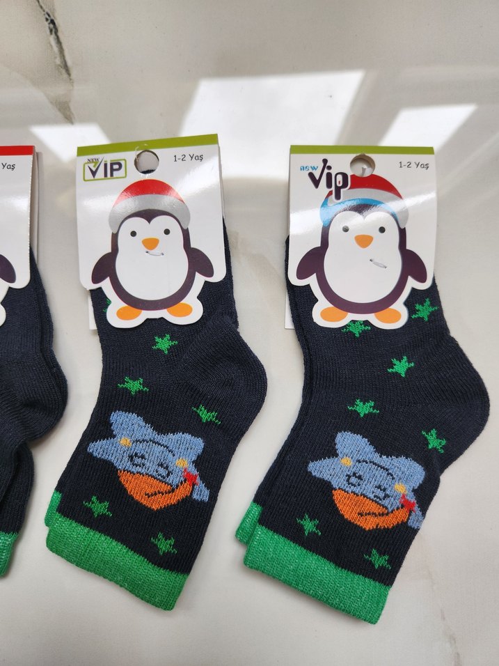 Renkli Baskılı Erkek Çorapları 1-2 Yaş - Görsel 5