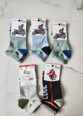 Erkek çocuk çorap 7/8 yaş - Görsel 5