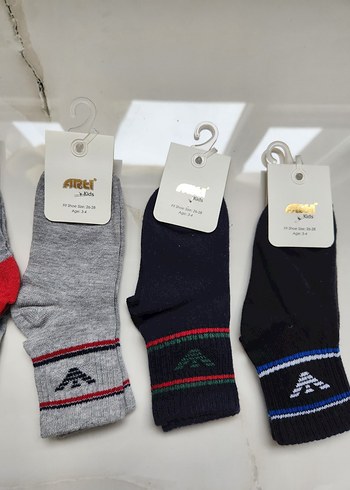 Çocuk Renkli Baskılı Çorap 2/3 yaş - Görsel 3