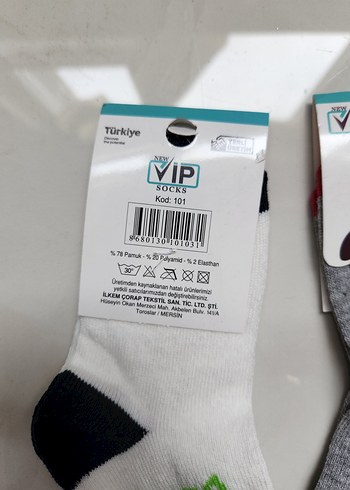 Çocuk Renkli Baskılı Çorap 2/3 yaş - Görsel 7