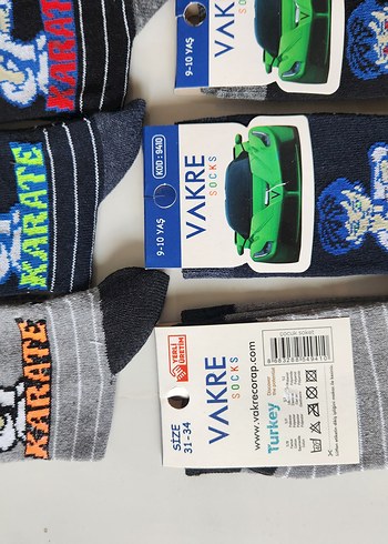 Erkek çocuk çorap 9/10 yaş - Görsel 2